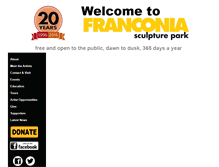 Tablet Screenshot of franconia.org